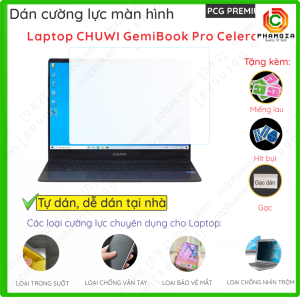 Dán màn hình cường lực Laptop CHUWI GemiBook Pro Celeron 14" nano dẻo siêu mỏng trong suốt nhám chống vân nhìn trộm