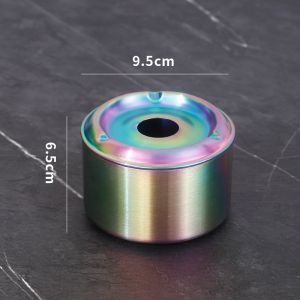 Gạt tàn mạ titan nhiều màu chống gió đẹp mắt