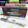 API Racing Swing Arm Panjang +2inch SRL115 WAVE125 RS150 RSX Y15ZR Heavy Duty Cutting Standard WAVE125s Ysuku KingDrag. 