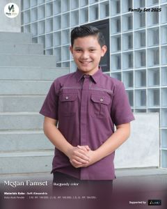 TERMURAH MEGAN FAMILY BURGUNDY SARIMBIT NEW STEP LUBI 2025 YANG COCOK UNTUK OUTFIT LEBARAN KONDANGAN TERBARU KEKINIAN GAMIS DAN KOKO