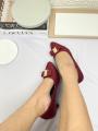 Sepatu Heels 3 cm Satin Pita Fera P94 Louisdear Sepatu Kantor Wanita / Sepatu Wanita / Sepatu Kerja / Sepatu Magang / Sepatu Kuliah / Sepatu Hak Rendah / Sepatu Wanita Karir / Highheels / Seserahan / Sepatu Pesta Wanita / Sepatu anak dan ibu / Sepatu Guru. 