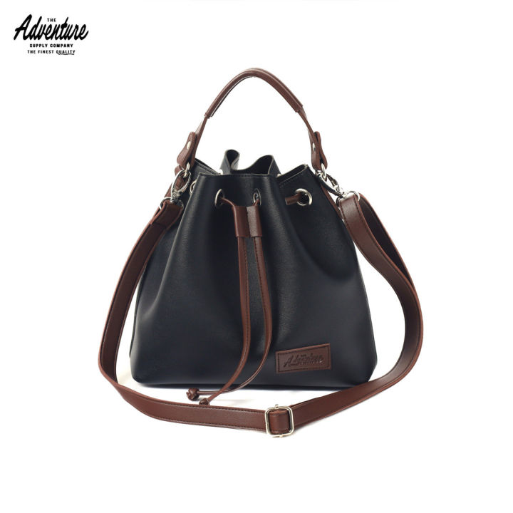 Adventure Bucket Sling Bag Top Handle Bag Vegan Leather Diana Lazada PH