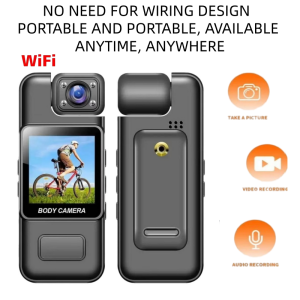 กล้องวิดีโอ 4K พร้อม WIFI สำหรับการขี่จักรยาน กล้องพกพาขนาดเล็ก พร้อมคลิปหนีบ