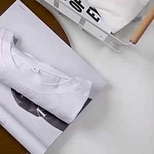 Summer Short Sleeve with Tie T Womens New Style Irregular Slim Fit Shirt ins Internet Celebrity Pure Desire Style Versatile Top Trendy