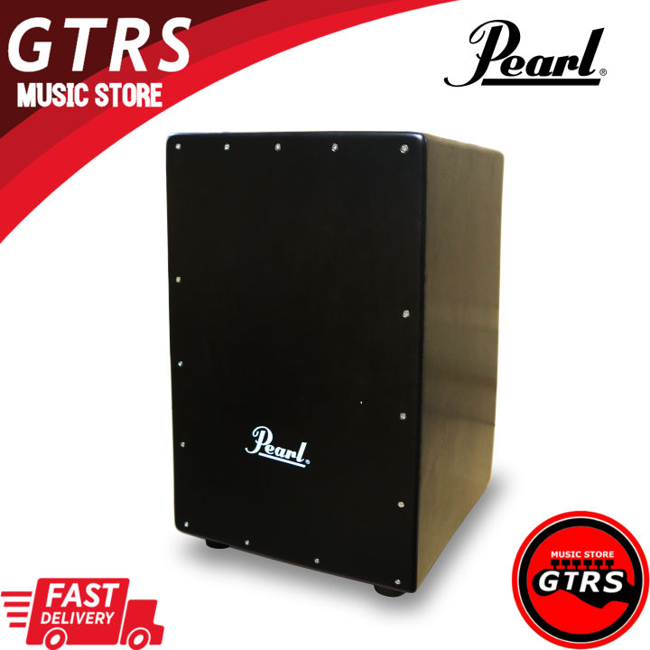Pearl Chipboard Cajon Natural And Black Color Hand-Played
