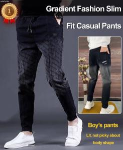 H Gradient Slim Casual Pants
