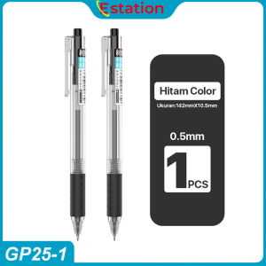 Estation - Gel Pen Pulpen Gel Retractable Tinta Hitam0.5mm Harga 1 PCS