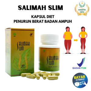 Salimah Slim Isi 60 Bpom Kapsul Mengecilkan Perut Buncit Obat Diet Herbal Salimah Slim PelangsingOri