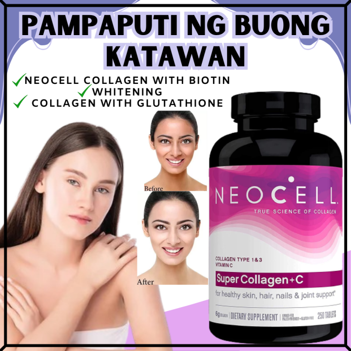 neocell glutathione Japan's Beauty Secret: Neocell Super Collagen Biotin & Vitamin C with  Glutathione - 250 Tablets