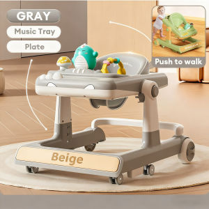 4 in 1 Baby walker anti-O-leg Anti-Rollover Hand Push Walker for Baby Girl Boy