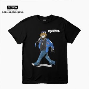 LZ Kendrick Lamar Singer shirt " say drake " fashion print T-shirt pure cotton high quality Tee
