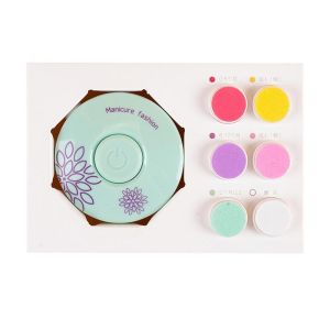 Baby Electric Nail Trimmer with Replaceable Grinding Heads Newborn Nail Polisher Manicure Set Infants Nail File for KidsLow Noise Batteries Included