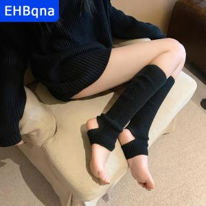 [COD] EHBqna SPORTS ถุงเท้ายาวแบบกอธิคมีขนปุยสำหรับผู้หญิงถุงเท้ายาวแบบกอธิคถุงเท้าให้ความอบอุ่นสำหรับฤดูหนาว Y2k เลกกิ้งสไตล์กอธิค