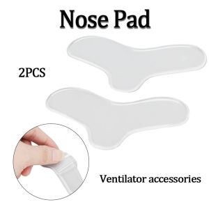 2Pcs Nasal Pad Set Silicone Gel Nose Pad Breathing Machine Replacement Accessories for Face Guard for Good Sleeping