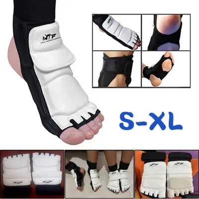 ZECHEN Foot Gloves Half Finger Protection Boxing Taekwondo Adult Children Men and Women