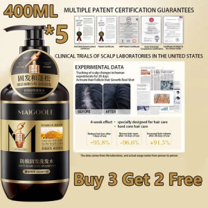 Hair Growth Shampoo/ Anti Hair Loss Shampoo/ Nourish Scalp/ Herbal Anti-Hair Loss/ Improve Hair Quality/ 400ml 防脫發 洗發水