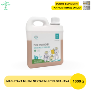 Madu Murni Asli Tava 1000gr Nektar Multiflora Java 100% Pure Raw Honey / Madu Madu murni asli original Madu asli Madu murni