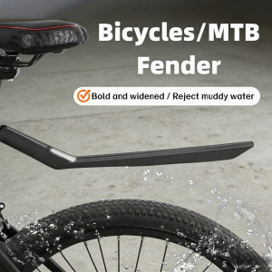 Quick Release Bike Rear Fender Anti Fouling Plate Extended Waterproof Splashing Mud-proof Mudguard Easy Install for 26/27.5inches