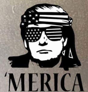 Hình ủi ép nhiệthình in áo tại nhà-Sticker logo AMERICAN FUNNY-khuyến mãi -công nghệ in pet chuyển nhiệt- ủi trực tiếp lên vải áo rất đẹp-LUCK