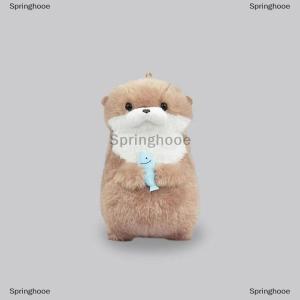 [COD] Springhooe Cute Little Otter Hug Fish Plush Doll Pendant Doll Gift Gift Cute Girl Heart Creative Gift