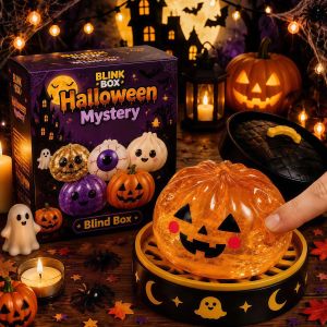 Halloween Squishy Toy Set Jack O Lantern Skeleton Cute Ghost Purple Soft Slow Rising Stress Relief Fidget Anxiety Relief Trick or Treat Gift for Kids Adults Party Favor
