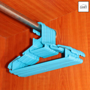 (One Dozen) 12pcs Safe PP Material Virgin Quality Cute Baby Hanger Kid Clothes Plastic Hangers