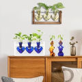 Propagation Vases for Plants Plant Propagation Jars Unique Body Avocado Vase Glass Planter Perfect for Seed Starting, Water Rooting and Home Decor. 
