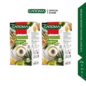 CAROMA Serbuk Kelapa Halia Bentong (20g x 8s x 2 pek) / CAROMA Coconut Bentong Ginger Powder (20g x 8s x 2 Packs) EXP:APR 2026