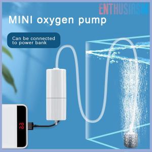 【Enthusiasm】🌟🌟【Hot Sale】🎈 Aquarium oxy máy bơm không khí Fish Tank USB im lặng Máy nén khí Aerator xách tay mini nhỏ oxygenator Aquarium phụ kiện 5V 1W