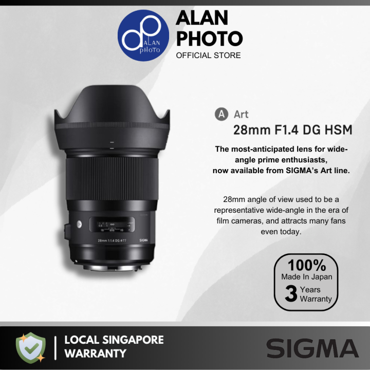 [Clearance Sales] Sigma 28mm DG HSM Art Lens Canon EF