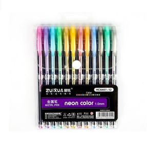 GIORGIONE 1.0mm Doodling Flash Marker Pen Flash Office Scrapbook Album Journal Highlighter Fine Tip Markers Drawing Color Pen Colored Signing Pen Glitter Gel Pens Set
