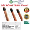 Cáp đồng trần tiếp địa tiết diện 10mm2 16mm2 25mm2 35mm2 50mm2 70mm2. 
