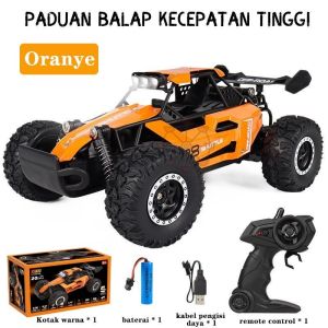 KIKIV 2.4GHz Alloy Remote Control Mobil Mobil Dengan Lampu Drift Mobil RC/Mobil RC Balap Off-road/1:16 Balapan Kecepatan Tinggi