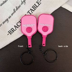 OWMXZL Detachable Pickleball Paddle Keychain with Buckle Dopamine Pickleball Racket Pendant Fashion Fitness Series Pendant Bag Accessories
