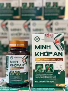 Minh Khớp An Hộp 30 Viên Chính Hãng Cao Cấp - Viên uống xương khớp đau nhức xương khớp thoái hóa thoát vị tê bì tay chân