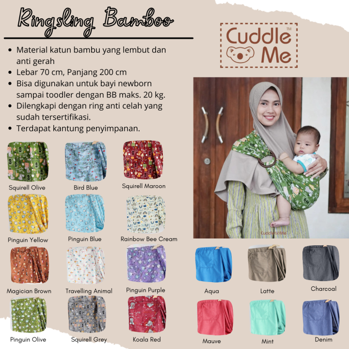 Cuddle me clearance ring sling