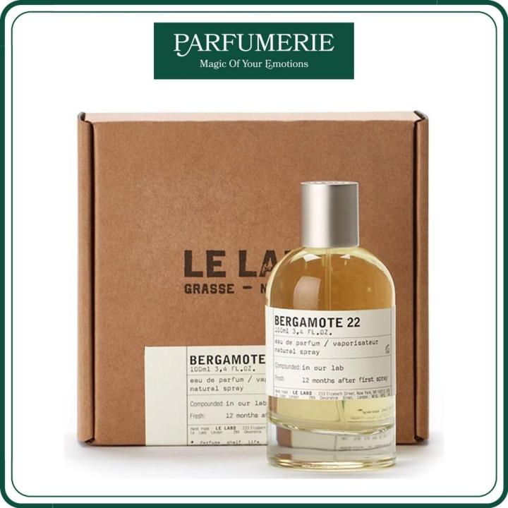 [FULLBOX 100ml] Nước hoa Le Labo Bergamote 22 hương thơm cuốn hút, tinh tế, sang trọng