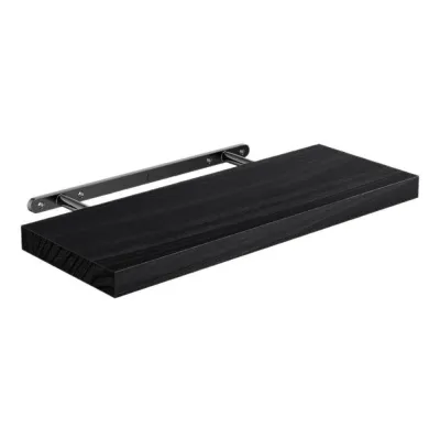 JIYAN2866 1pc Wooden Floating Shelves Deeper Wall Mounted Storage Shelf Sturdy Multi Functional Bathroom Shelves for Living Room Bedroom Kitchen