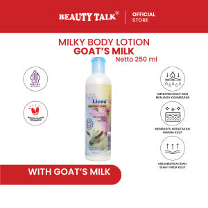 LIORA Milky Body Lotion (Goat’s Milk) – 250ML | Handbody Pencerah Kulit