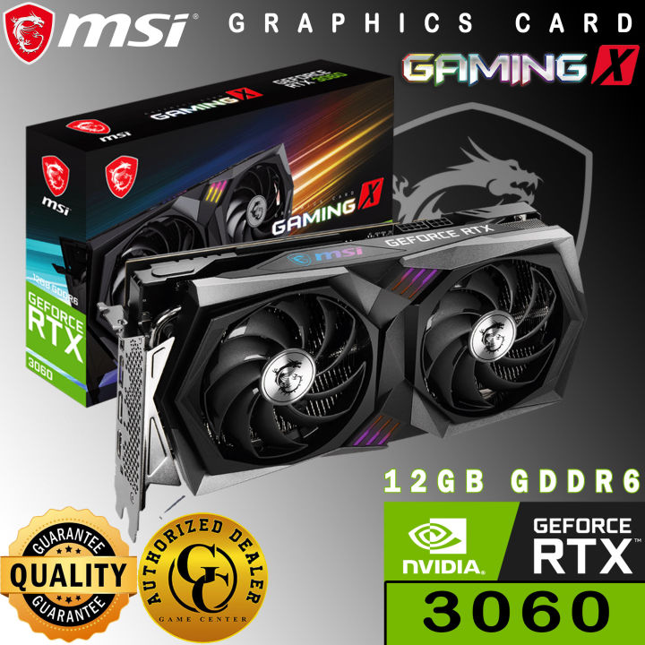 MSI GeForce RTX 3060 GAMING X 12G NVIDIA PCI Express® Gen 4 12GB ...