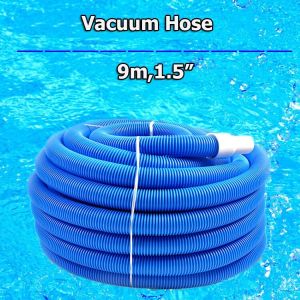 Heavy Duty Vacuum Hose 30 feet with Swivel Hose Cuff for Swimming Pool