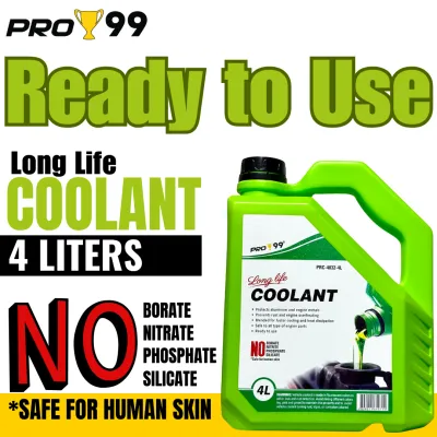 PRO99 Green Long Life Radiator Coolant 4 Liters Ready to Use