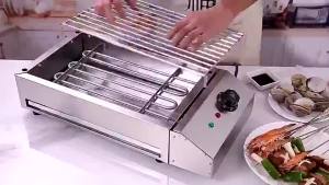 2800W eless Electric Barbecue Grill Stainless Steel Multi-purpose Indoor Home BBQ Grilling Machine for Party Cooking