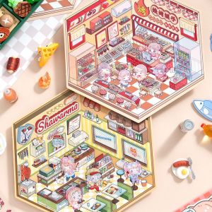 [KW] Landscape Sticker Collection - Intermediate Scene Sticker Scrapbook Journal Puzzle Fun & Cute Gift | Level 2