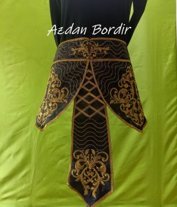 Renda bordir aksesoris tari ikat pinggang karnaval motip pesona