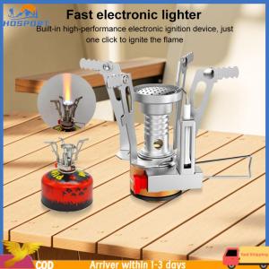 【Hospor】 3000W Outdoor Mini Gas Stove Tourist Camping Burners for Outdoor Cooking Picnic