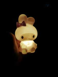Cute LED Night Light Bear Unicorn Dinosaur Rabbit Cartoon Animal Bedside Lamp for Children Bedroom