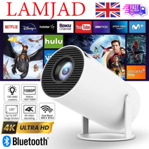 New จัดส่งภายใน 24🇹🇭 ชั่วโมง มินิโปรเจคเตอร์ Hy300 เครื่องฉายหนัง WiFi 1080P 4K HD รองรับการแชร์หน้าจอมือถือ แอพในตัว