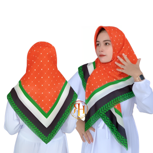 Hijab palestina / Kerudung motip masjidil aqsa /Jilbab segi empat motif Palestina syal scraf palestina
