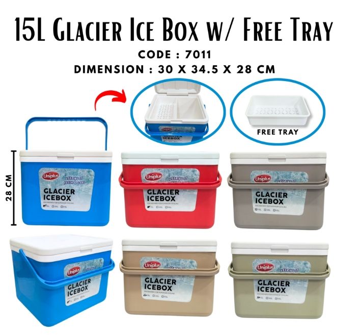 [ONHAND] 55L / 35L / 15L GLACIER ICE BOX W/ FREE TRAY / GLACIER ICE BOX ...